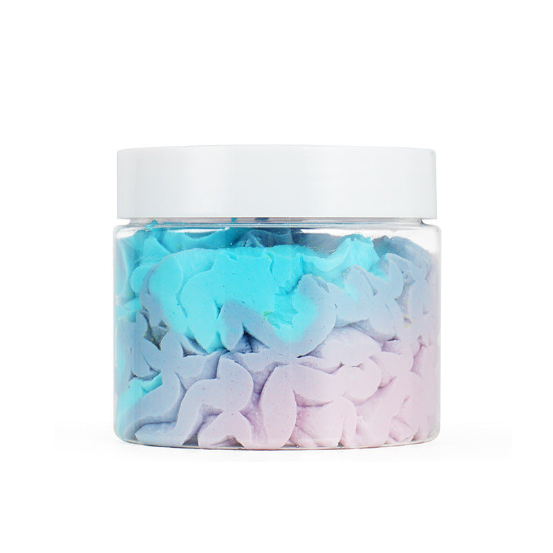 Three Salad Flower Soap 200G Cream Scrub Bath Body Scrub