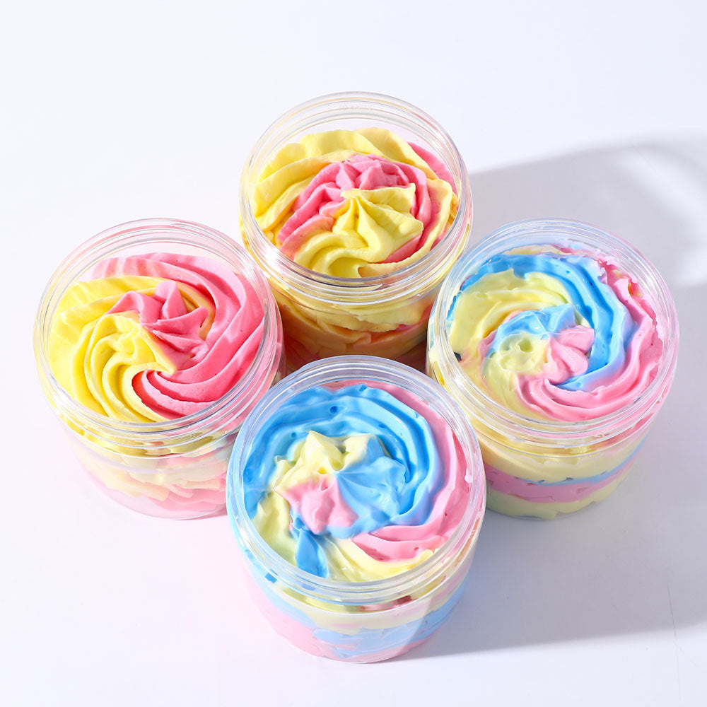 Three Salad Flower Soap 200G Cream Scrub Bath Body Scrub