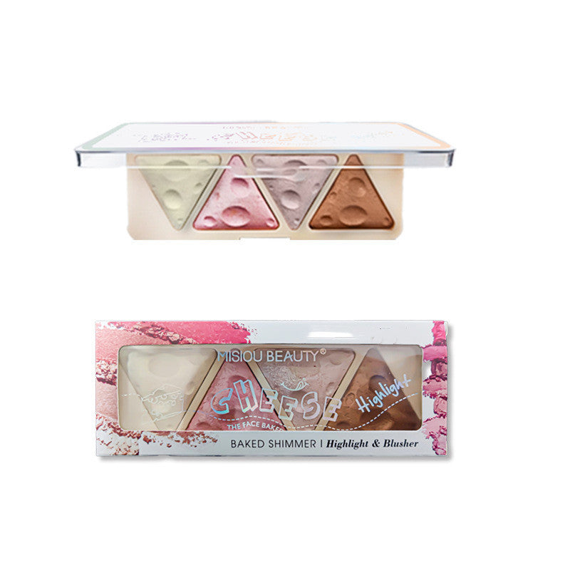 Women's Fashion Blush Highlighter Eyeshadow Palette