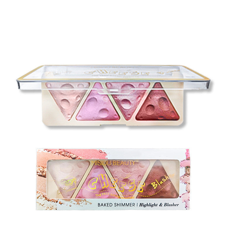 Women's Fashion Blush Highlighter Eyeshadow Palette