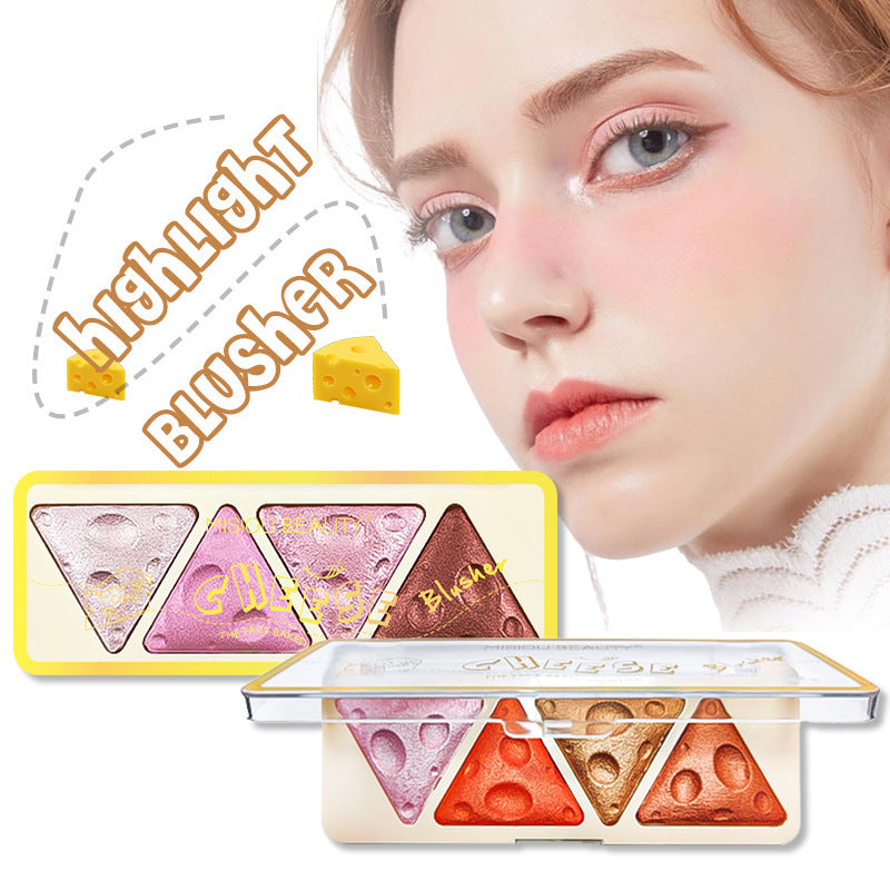 Women's Fashion Blush Highlighter Eyeshadow Palette