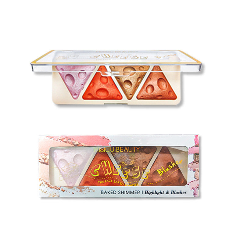 Women's Fashion Blush Highlighter Eyeshadow Palette