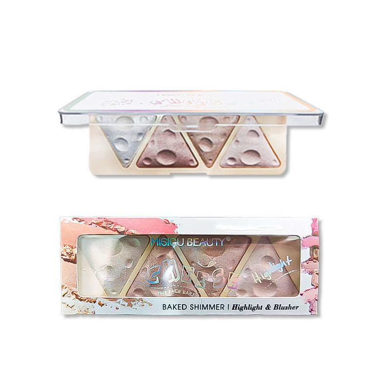 Women's Fashion Blush Highlighter Eyeshadow Palette